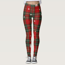 Weihnachts-Karotten-Leggings mit Schneeflocken