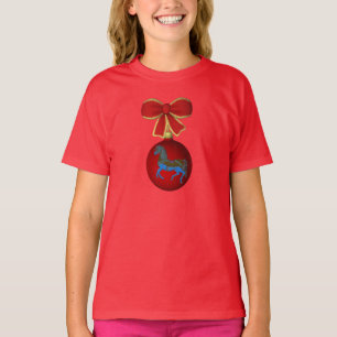 Weihnachts Karussell Niedlicher Urlaub T-Shirt
