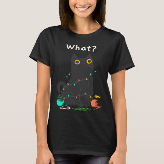 Weihnachts-Katze Kätzchen Scherz T-Shirt