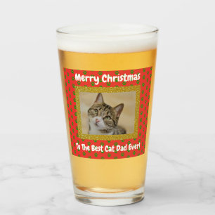 Weihnachts-Katzen-Vater-Bester-aller-Zeiten-Hausti Glas