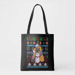 Weihnachts-Katzenbaum-Geschenk Tasche