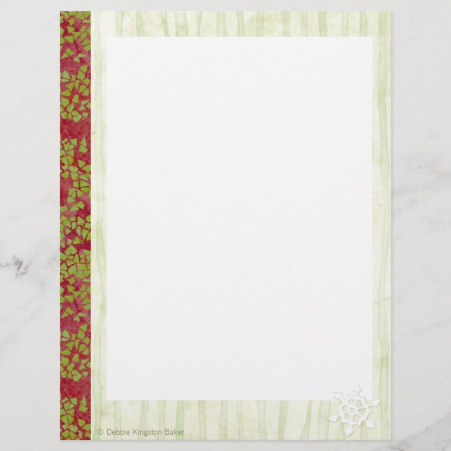 Weihnachts-Keepake-Binder-Seiten (Vorderseite)
