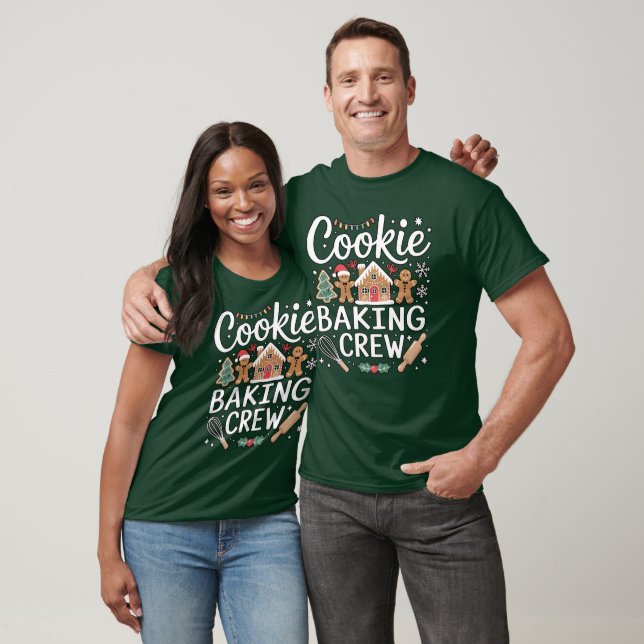 Weihnachts-"Kekse-Back-Crew" Basic T-Shirt (Unisex)