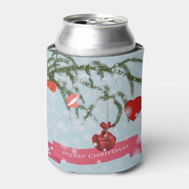 Weihnachts-Keramik Dosenkühler (Kanne Vorderseite)