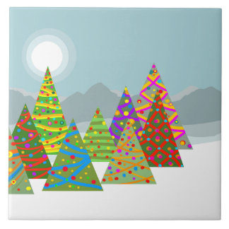 Weihnachts-Keramikfliese Fliese