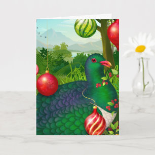 Weihnachts-Kereru-Postkarte Karte
