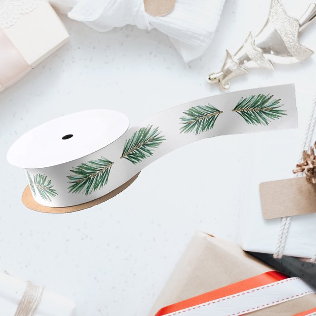 Weihnachts-Kiefernäste Satinband (Von Creator hochgeladen)