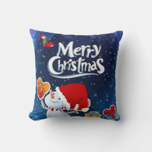 Weihnachts-Kissen, Frohe Weihnachten Kissen