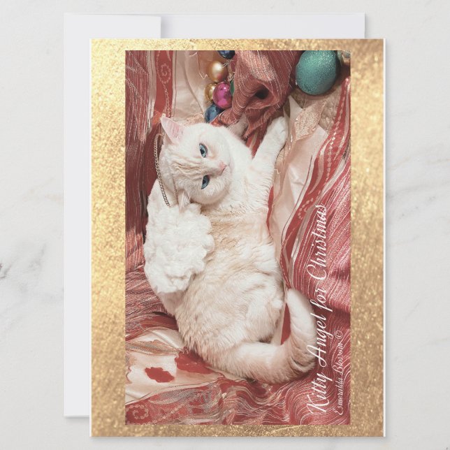 Weihnachts-Kitty Engel (Vorderseite)