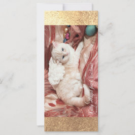 Weihnachts-Kitty Engel Karte