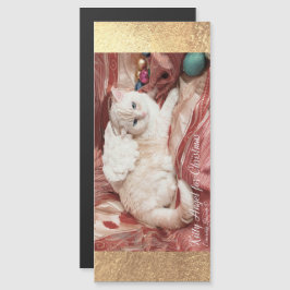 Weihnachts-Kitty Engel Magnetkarte