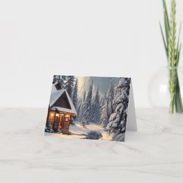 Weihnachts-Klappgrußkarte Karte