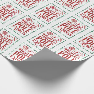 Weihnachts-Klauseln Express Lieferung Geschenkpapier