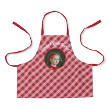 Weihnachts-Kleine-Bäcker-Kids-Gingham-Weihnachtsfe