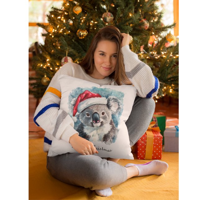 Weihnachts-Koala, anpassbar Kissen (Von Creator hochgeladen)