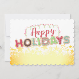 Weihnachts-Kochworte - Geschenkkarte Feiertagskarte