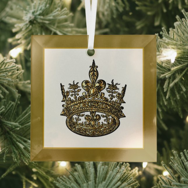 Weihnachts-Königsschmuck Ornament Aus Glas (Insitu)