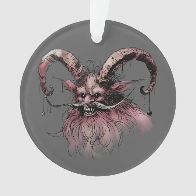Weihnachts-Krampus Ornament (Vorderseite)