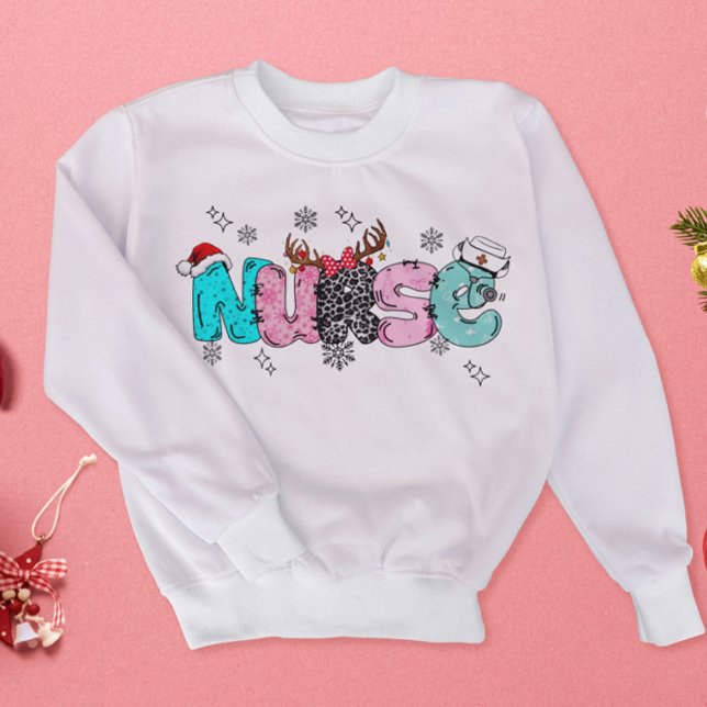 Weihnachts-Krankenpflege, Weihnachtsnachtsnahrung T-Shirt (Von Creator hochgeladen)