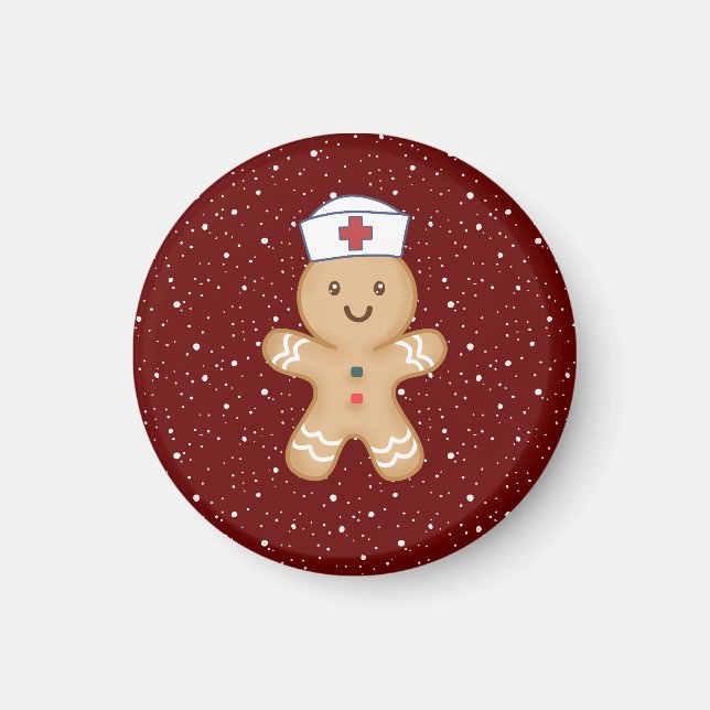 Weihnachts-Krankenpfleger Pädiatrische Schülerin Magnet (Vorne)
