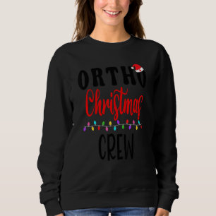 Weihnachts-Krankenschwester-Crew passende Notaufna Sweatshirt