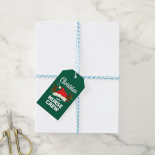 Weihnachts-Krankenschwester-Crew Santa Hut Xmas Geschenkanhänger