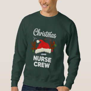 Weihnachts-Krankenschwester-Crew Santa Hut Xmas Sweatshirt