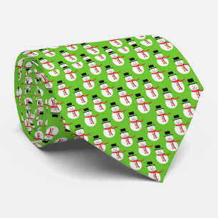 Weihnachts-Krawatte/Schneemann Krawatte