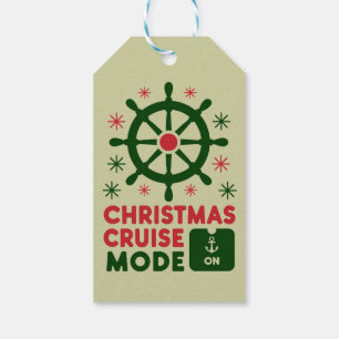 Weihnachts-Kreuzfahrt auf dem Schiff Weihnachten 2 Geschenkanhänger