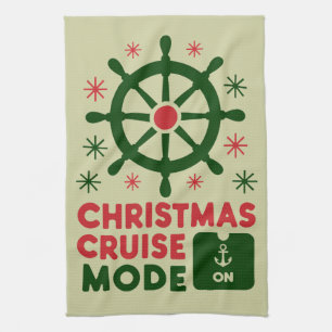 Weihnachts-Kreuzfahrt auf dem Schiff Weihnachten 2 Geschirrtuch