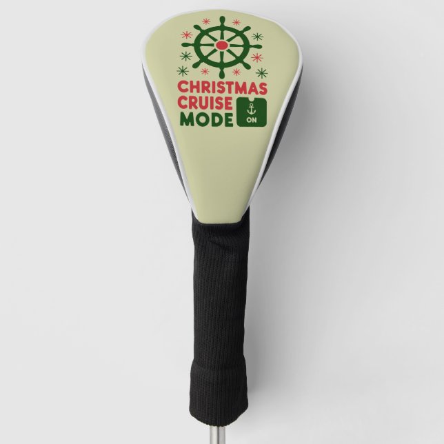 Weihnachts-Kreuzfahrt auf dem Schiff Weihnachten 2 Golf Headcover (Vorderseite)