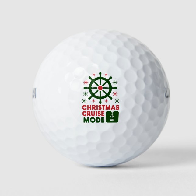 Weihnachts-Kreuzfahrt auf dem Schiff Weihnachten 2 Golfball (Vorderseite)