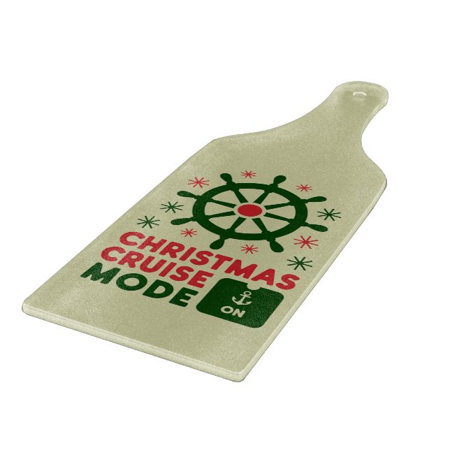 Weihnachts-Kreuzfahrt auf dem Schiff Weihnachten 2 Schneidebrett (Ecke)