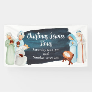 Weihnachts-Krippe Banner