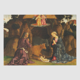 Weihnachts-Krippe der Heiligen Familie Seidenpapier