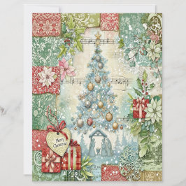 Weihnachts-Krippen-Bastelpapier