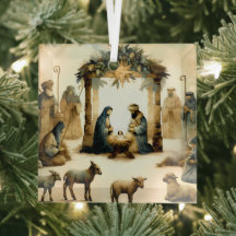 Weihnachts-Krippenszene