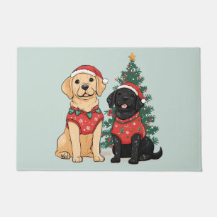 Weihnachts-Labrador Retriever Hunde Fußmatte