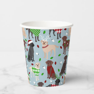 Weihnachts Labrador Retriever Paper Cups Pappbecher