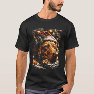 Weihnachts-Labrador Retriever Santa Hut Festlich S T-Shirt