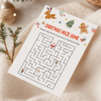 Weihnachts-Labyrinth-Spiel