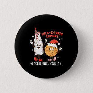 Weihnachts-Laktationsberaterin Stillberatung Bildu Button