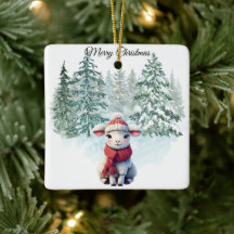 Weihnachts-Lamm-Schmuck