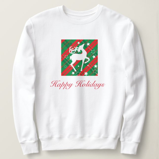 Weihnachts-Langarm-Sweatshirt Sweatshirt (Design vorne)