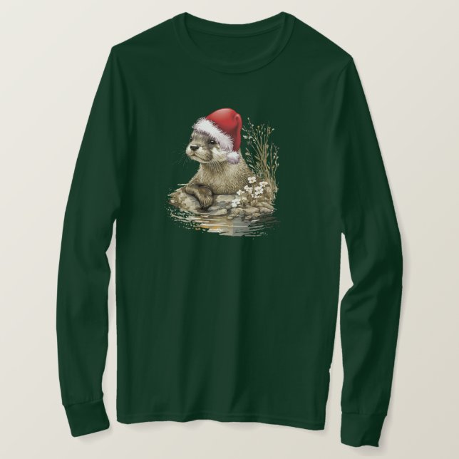 Weihnachts-Langschläfer-T - Shirt (Design vorne)