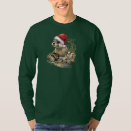 Weihnachts-Langschläfer-T - Shirt