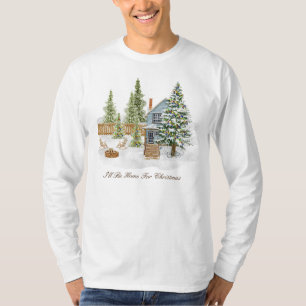 Weihnachts-Langschläfer-T - Shirt