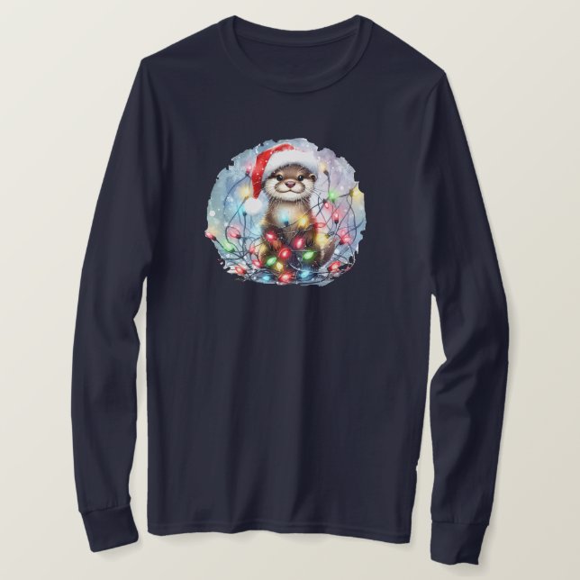 Weihnachts-Langschläfer-T - Shirt (Design vorne)