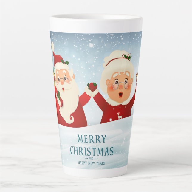Weihnachts-Latte-Tasse Milchtasse (Vorderseite)