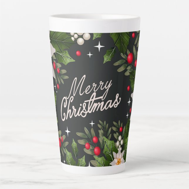 Weihnachts-Latte-Tasse Milchtasse (Vorderseite)